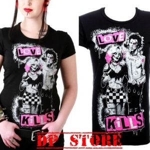 💊Sid and Nancy Love Kills t-shirt